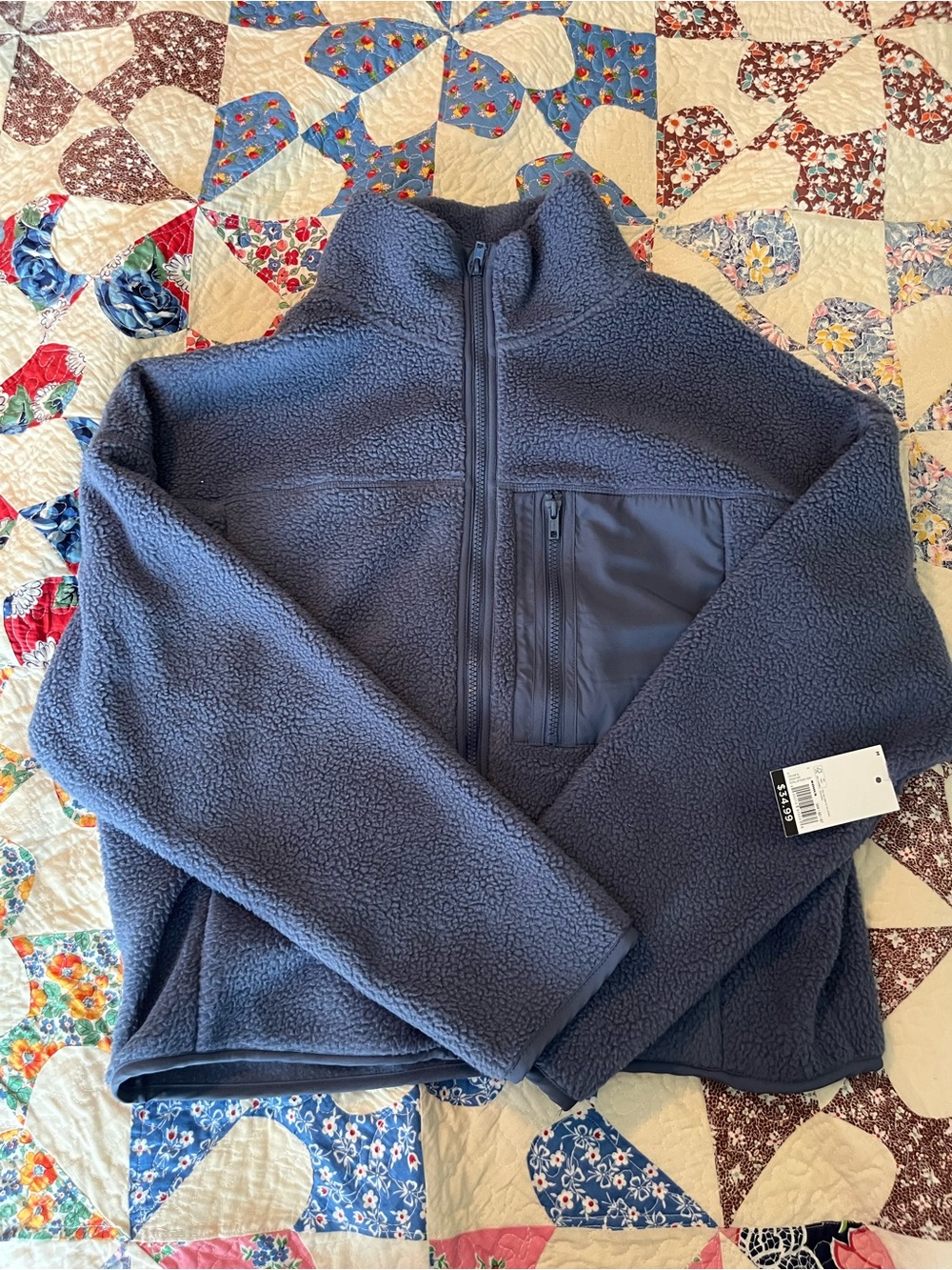 Womens Cozy Fleece Jacket Medium
